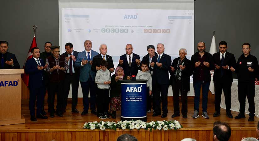 Espiye’de afet konutlarında kura heyecanı yaşandı