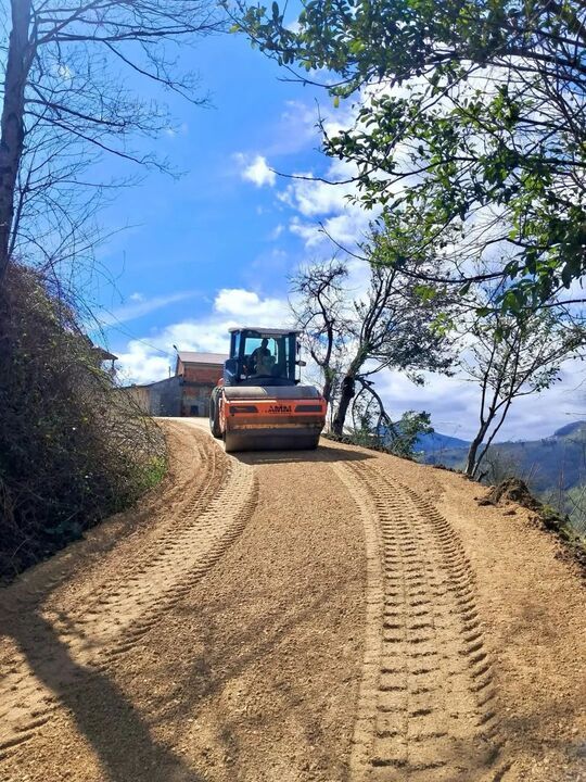 Giresun’da Köy Yolları Yenileniyor